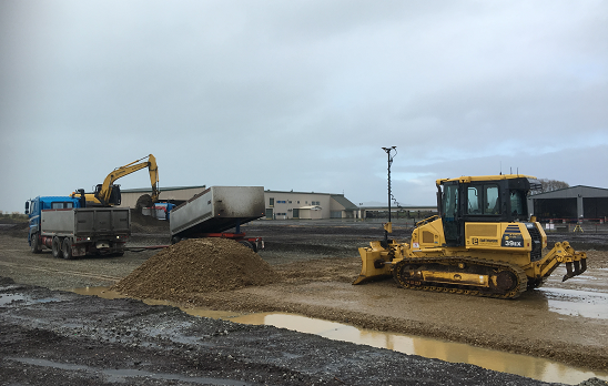 Earthwork Solutions Ltd's Dozer in Action with Topcon 3D-MC Systems
